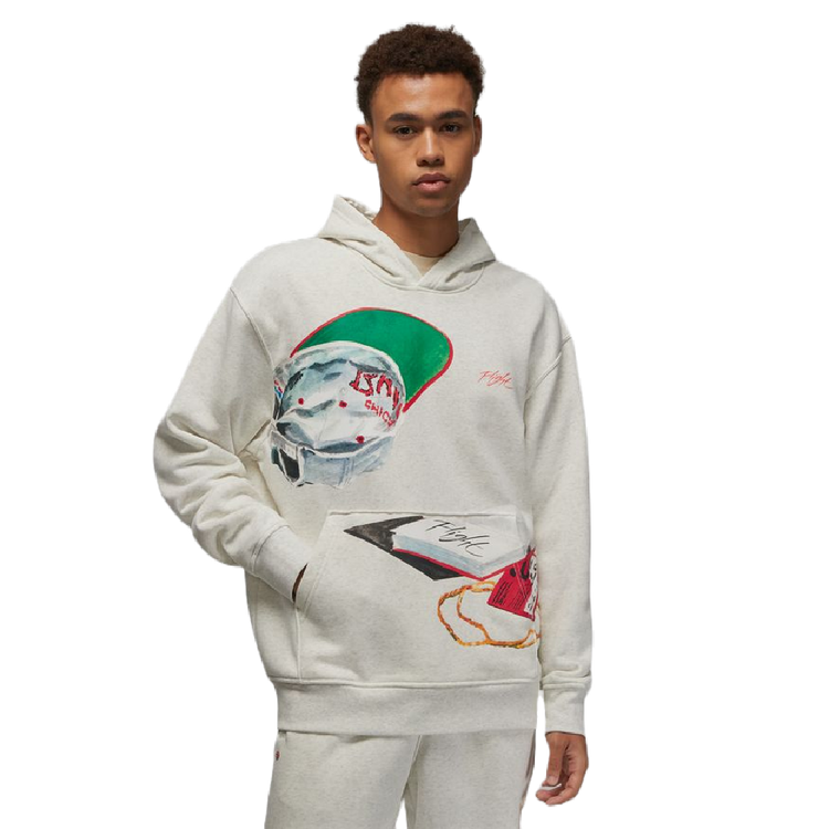 JORDAN Artist Series by Jacob Rochester Fleece Hoodie White DV1593-141