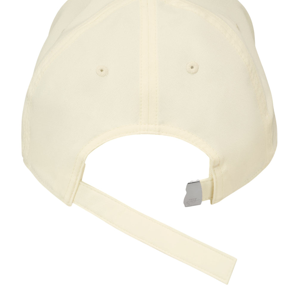 NIKE Dri-FIT Club Structured Metal Logo Cap White FB5371-113