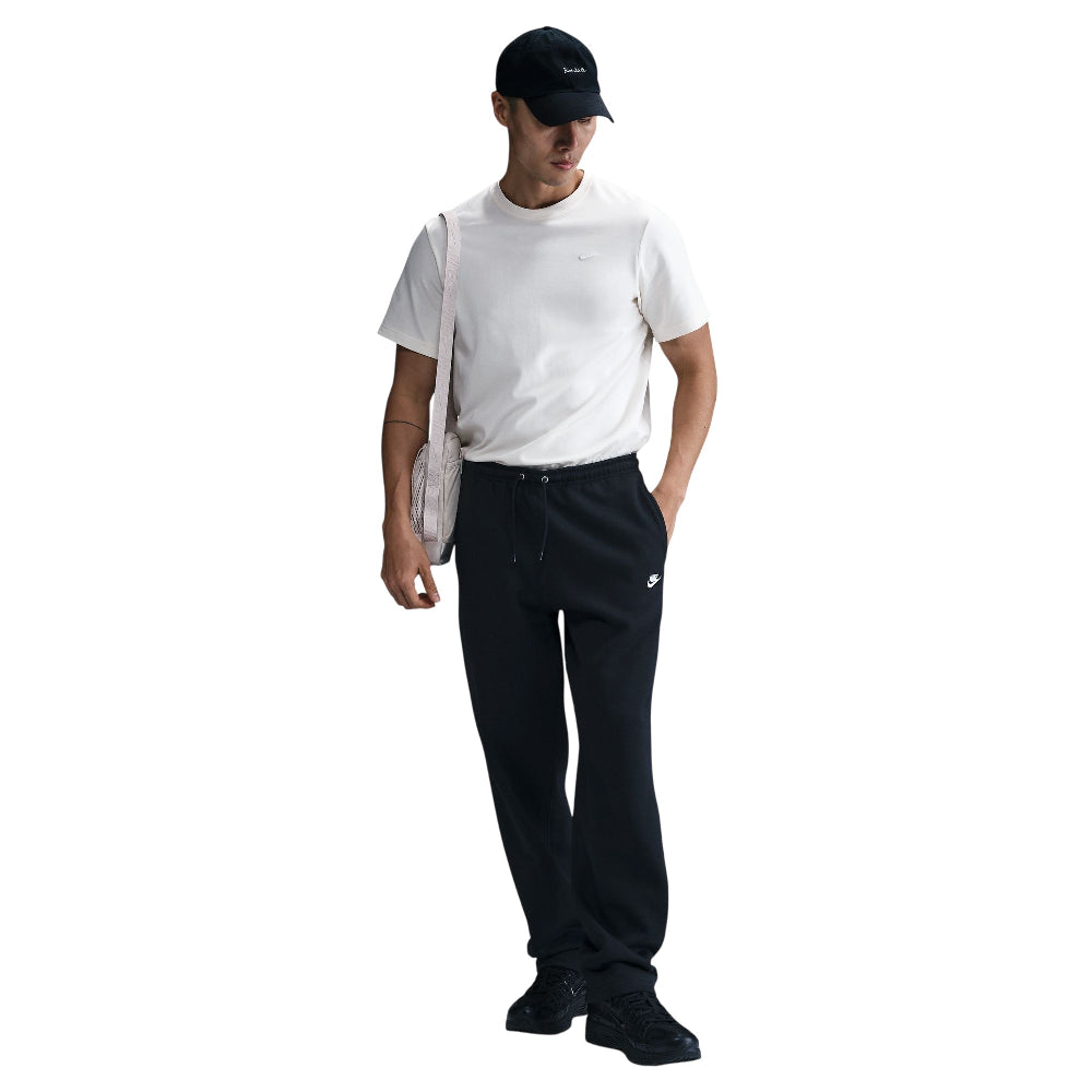 NIKE Club Open-Hem Fleece Pants Black FN3730-010