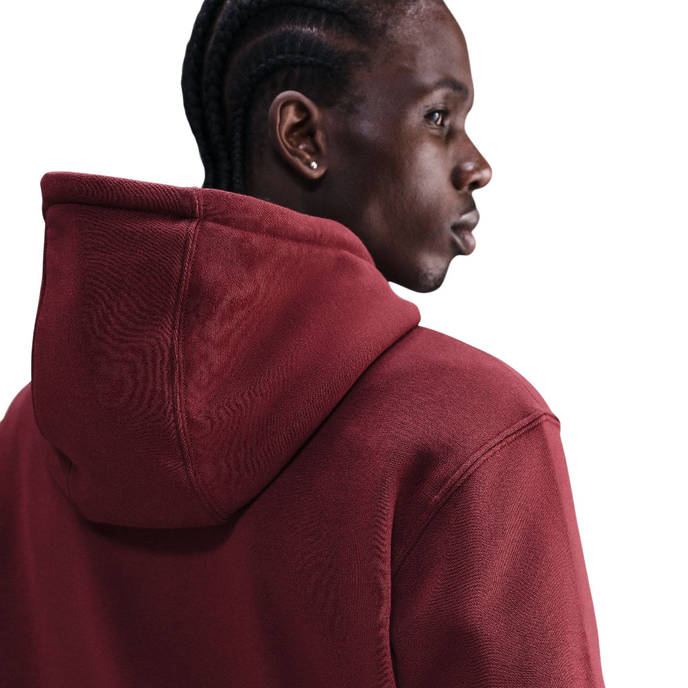 NIKE Club Pullover Fleece Hoodie Red FN3859-619