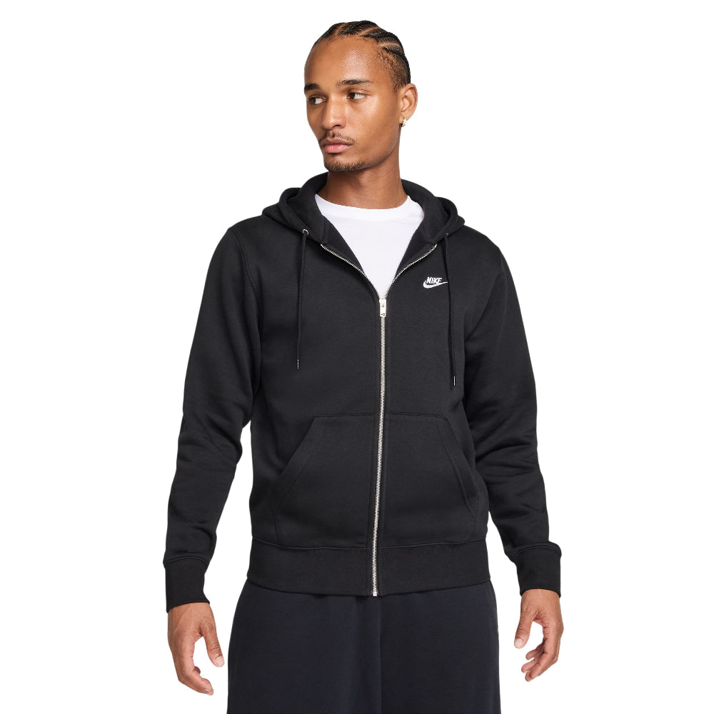 NIKE Club Full-Zip Fleece Hoodie Black FN3861-010