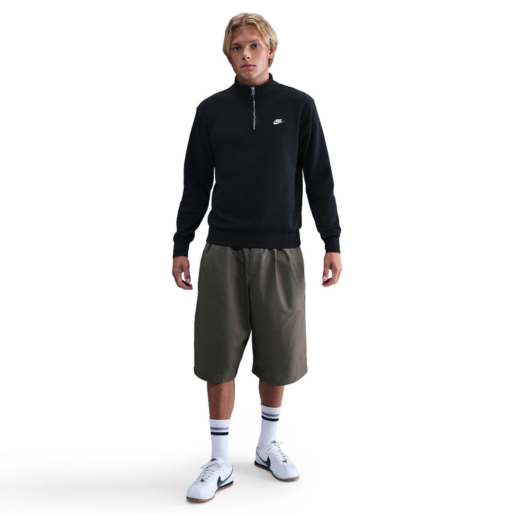 NIKE Sportswear Club 1/2-Zip Fleece Top Black FN3864-010