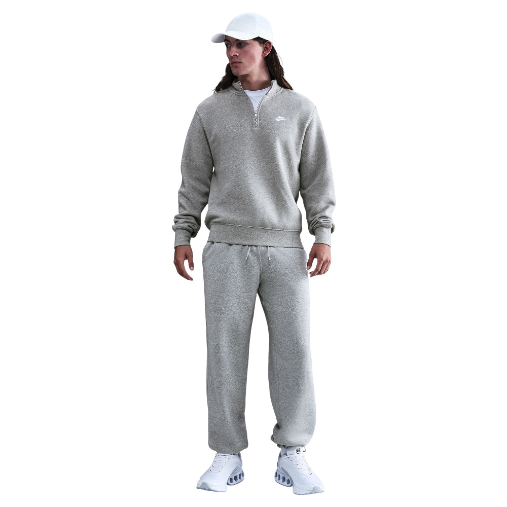 NIKE Sportswear Club 1/2-Zip Fleece Top Grey FN3864-063