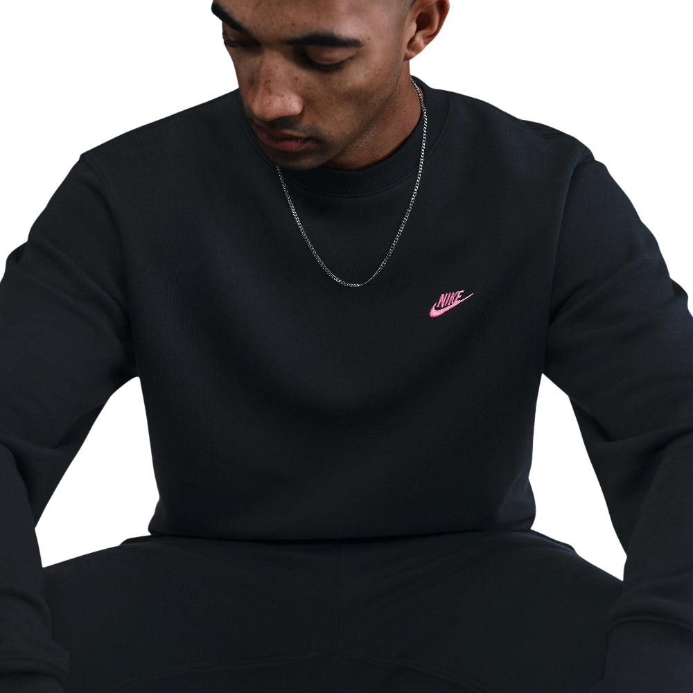 NIKE Club Fleece Crew Black FN3886-011