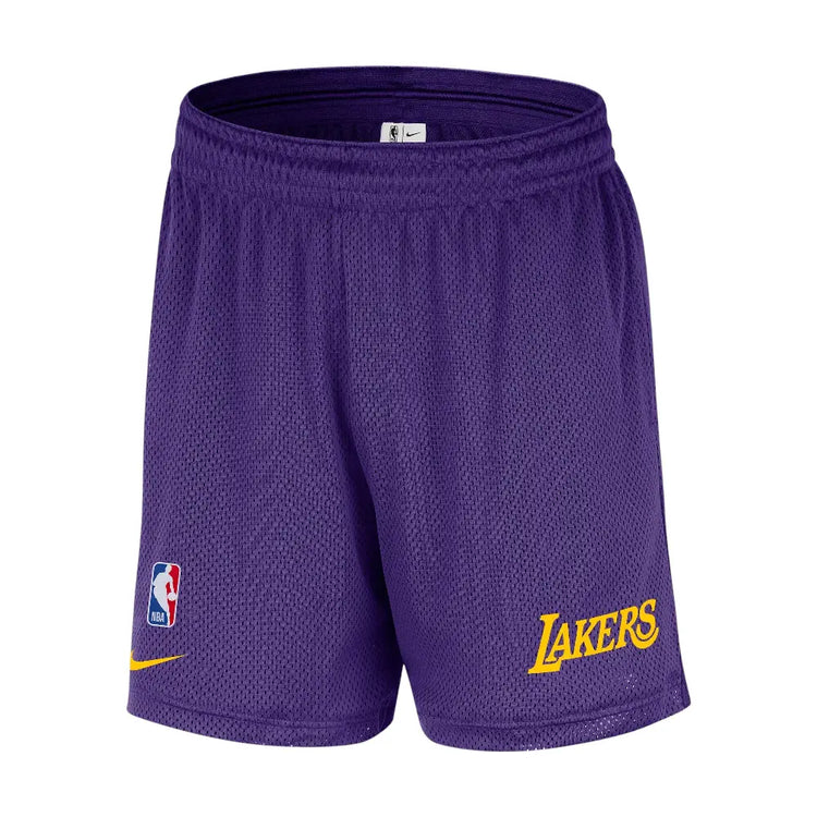 NIKE NBA Los Angeles Lakers Mesh Short Purple FQ3393-504