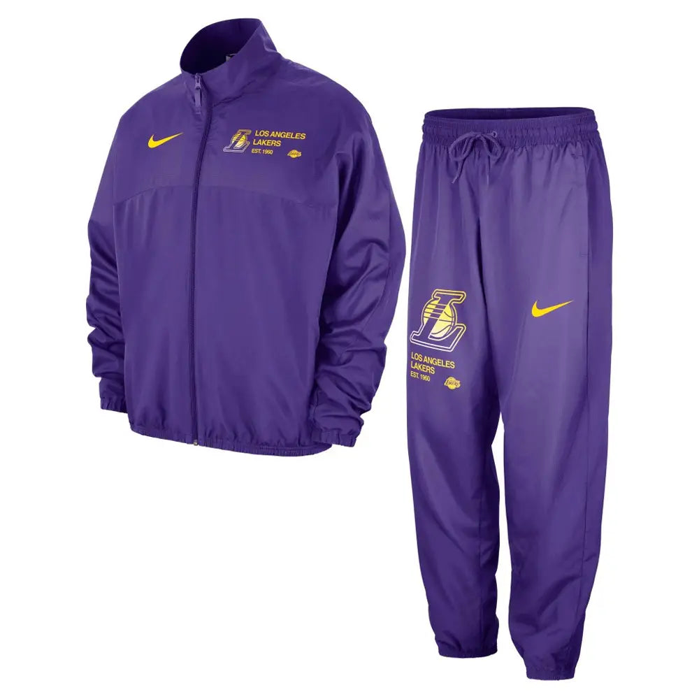 Nba Los Angeles Lakers Starting 5 Courtside Graphic Tracksuit