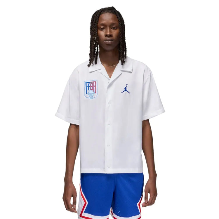 NIKE Jordan Sport X FéDéRation Française De Basketball Warm-Up Shirt FZ0951-100