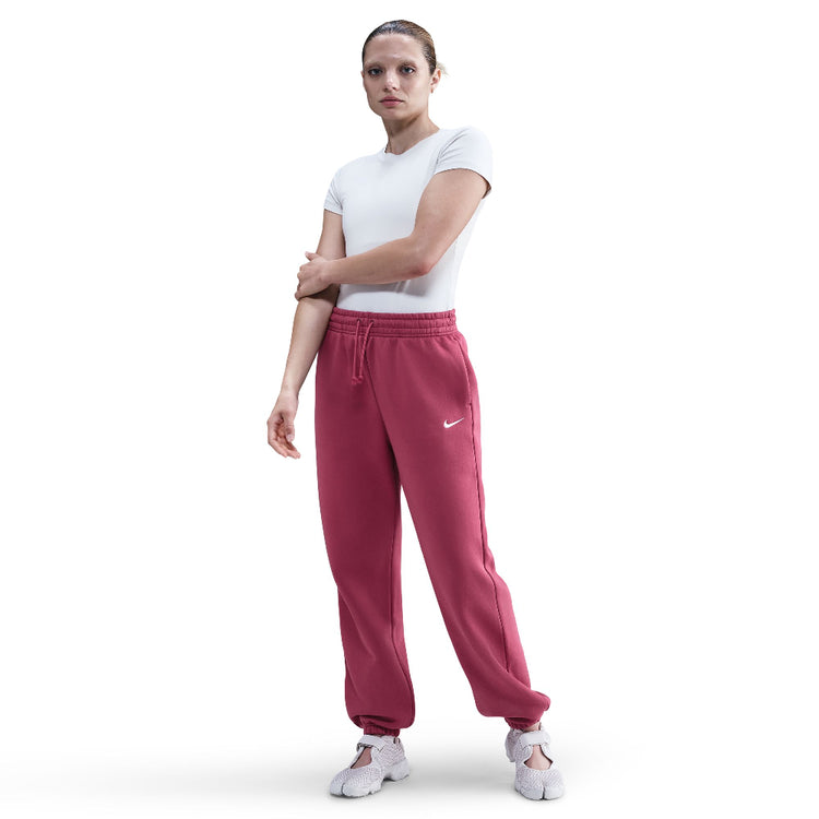 NIKE Sportswear Phoenix Fleece High-Waisted Oversized Sweatpant Red FZ5996-635