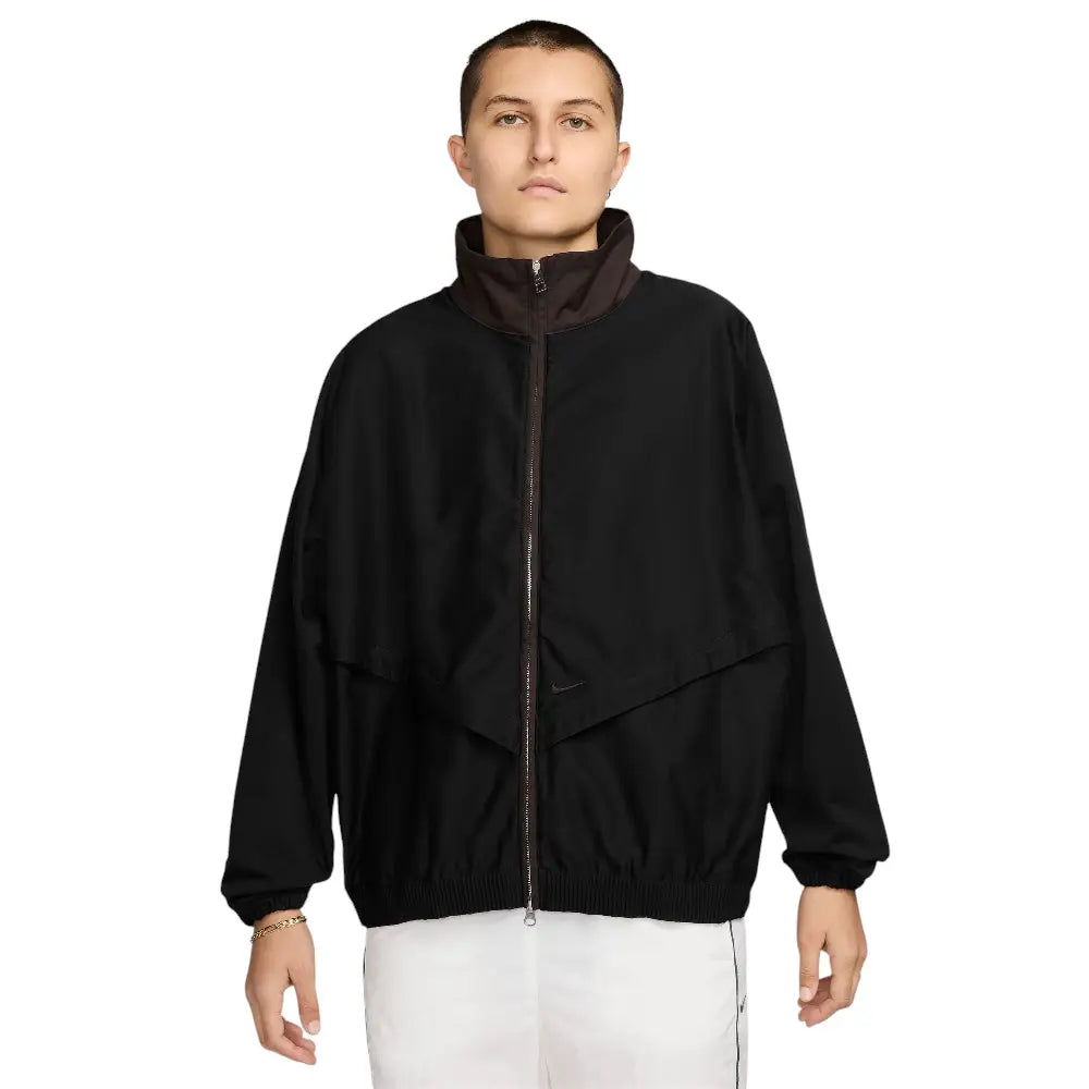 NIKE Sportswear Relaxed-Fit Twill Windrunner Jacket Black HJ0314-010