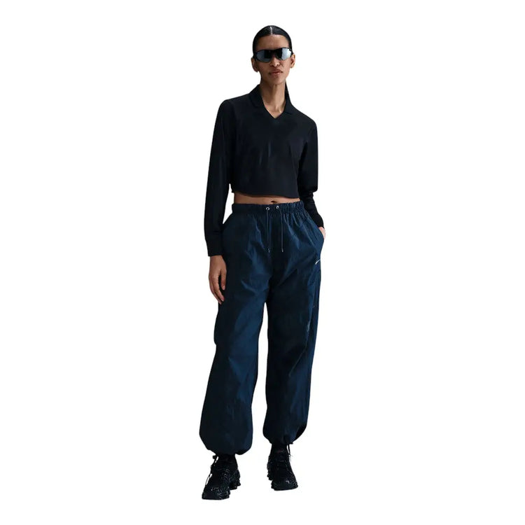 NIKE Sportswear Mid-Rise Loose Woven Pant Blue HJ4178-478