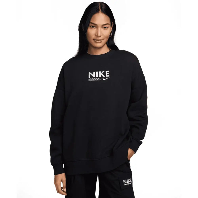 NIKE Sportswear Oversized Fleece Crew-Neck Sweatshirt HM4318-010