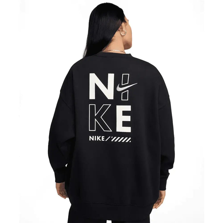 NIKE Sportswear Oversized Fleece Crew-Neck Sweatshirt HM4318-010