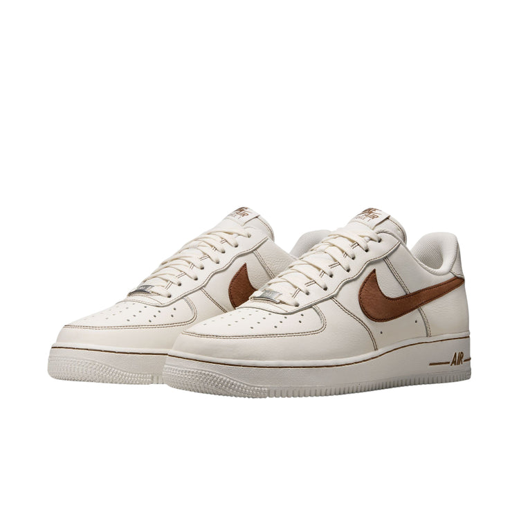 NIKE Air Force 1 '07 LV8 Ivory/Saddle Brown Sneakers HQ2037-101