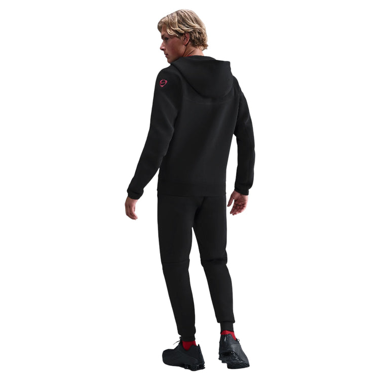 NIKE Paris Saint-Germain Tech Windrunner Total 90 Soccer Fleece Full-Zip Hoodie Black HQ3872-010