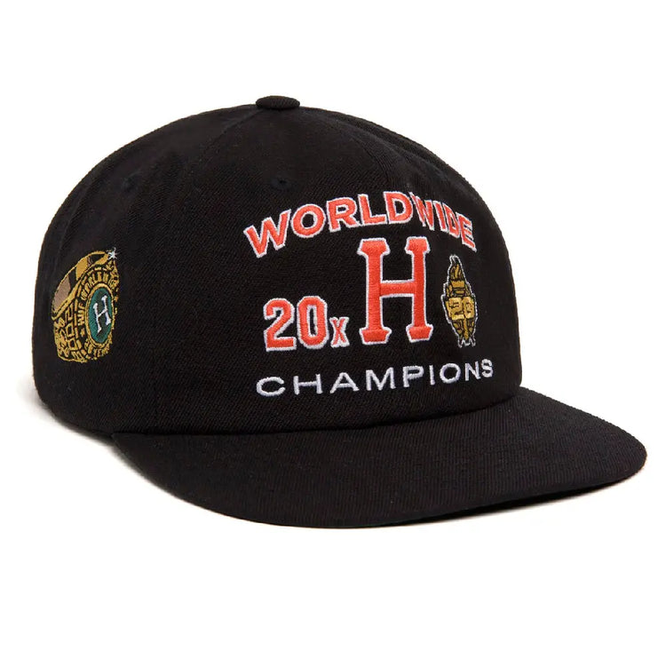 HUF 20Th Anniversary Snapback Cap Black HT00661-BLACK