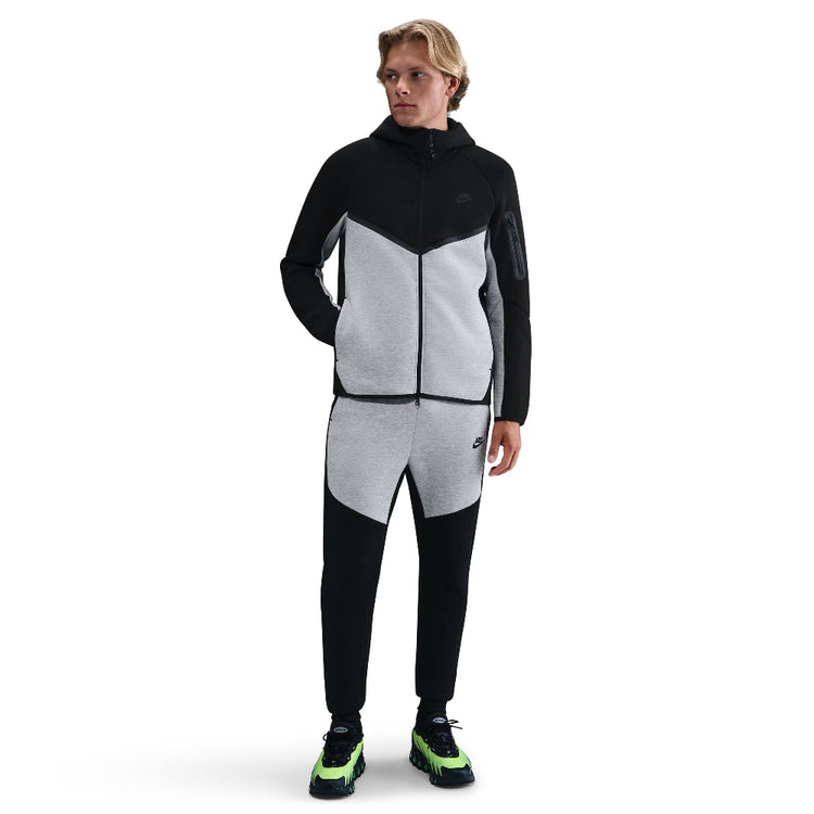 NIKE Tech Fleece Windrunner Full-Zip Jacket Black Grey HV0949-011