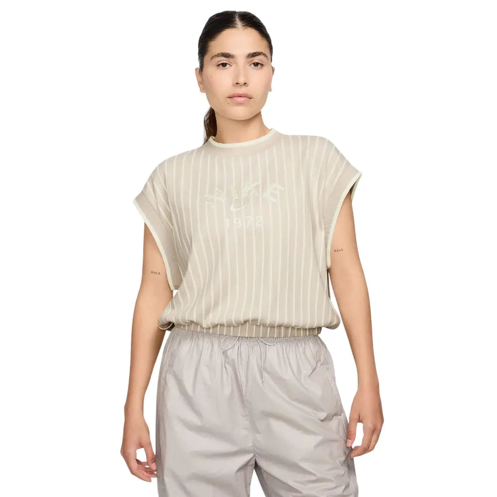 NIKE Sportswear Collection Knit Tank Top Beige HV2092-104