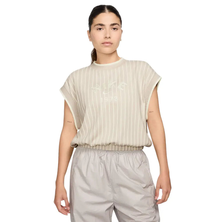NIKE Sportswear Collection Knit Tank Top Beige HV2092-104
