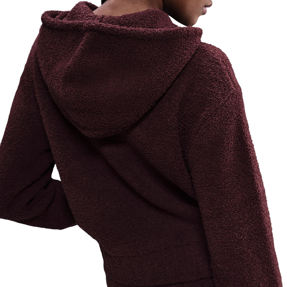 NIKE Sportswear Phoenix Cozy Bouclé Loose Knit Hoodie Red HV2768-619