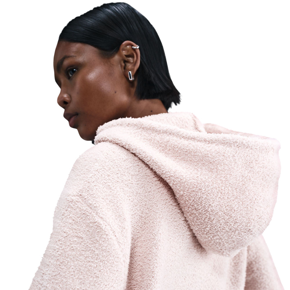 NIKE Sportswear Phoenix Cozy Bouclé Loose Knit Hoodie Red HV2768-667