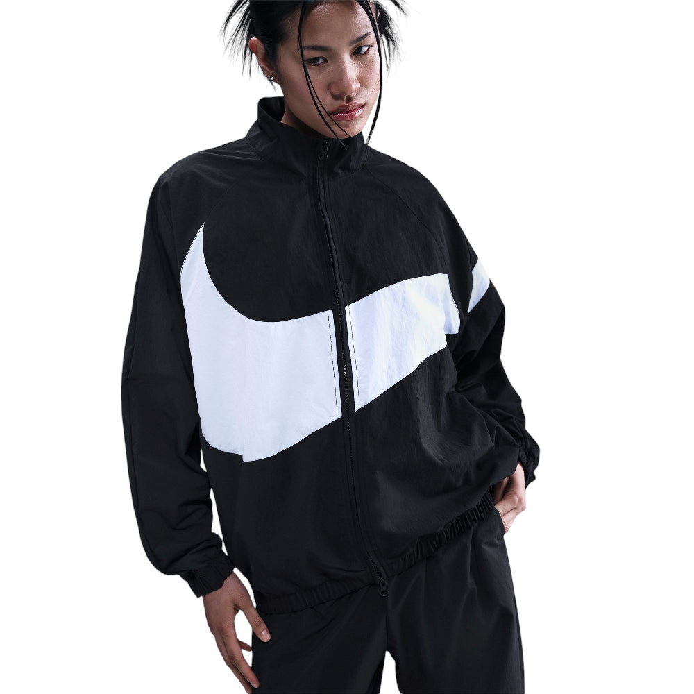 Sportswear Oversized Woven Jacket Black - Urban Jungle