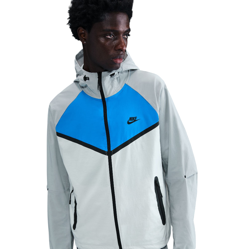 Tech Woven Full-Zip Windrunner Jacket Grey - Urban Jungle