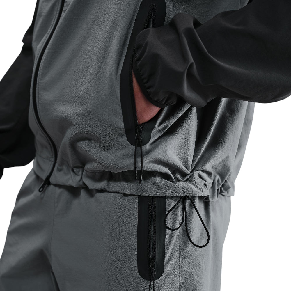 NIKE Tech Woven Full-Zip Windrunner Jacket Grey HV6514-084