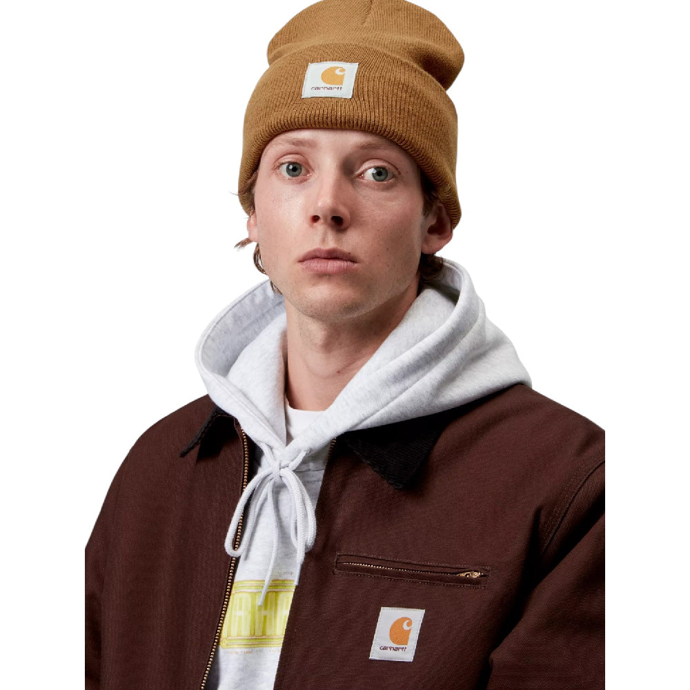 CARHARTT Acrylic Watch Hat Brown I020222.HZXX.06