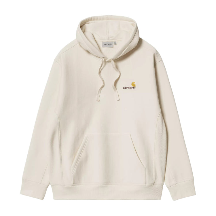 CARHARTT Hooded American Script Sweat Beige I028279.05XX.03