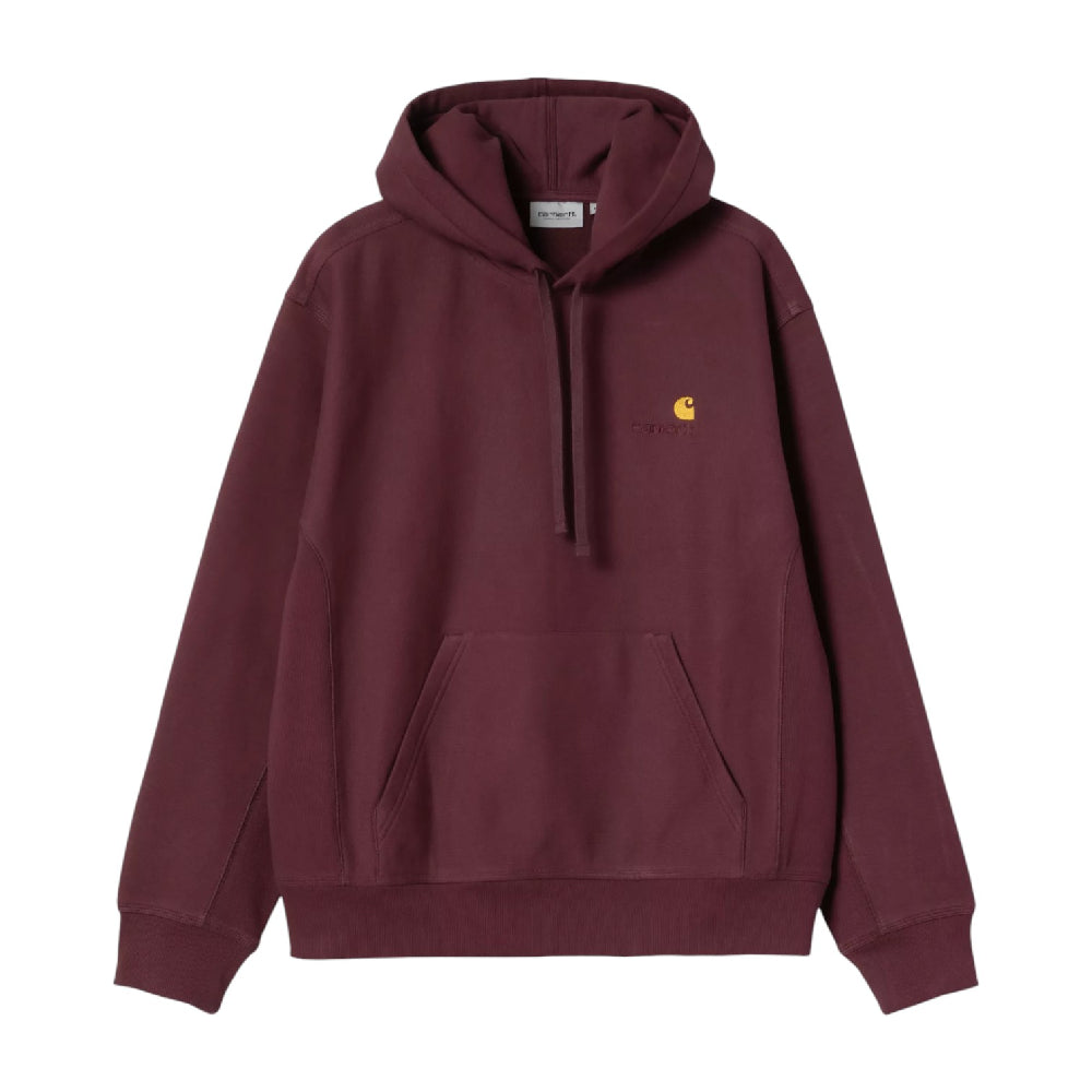 CARHARTT Hooded American Script Sweat Red I028279.33KXX.03