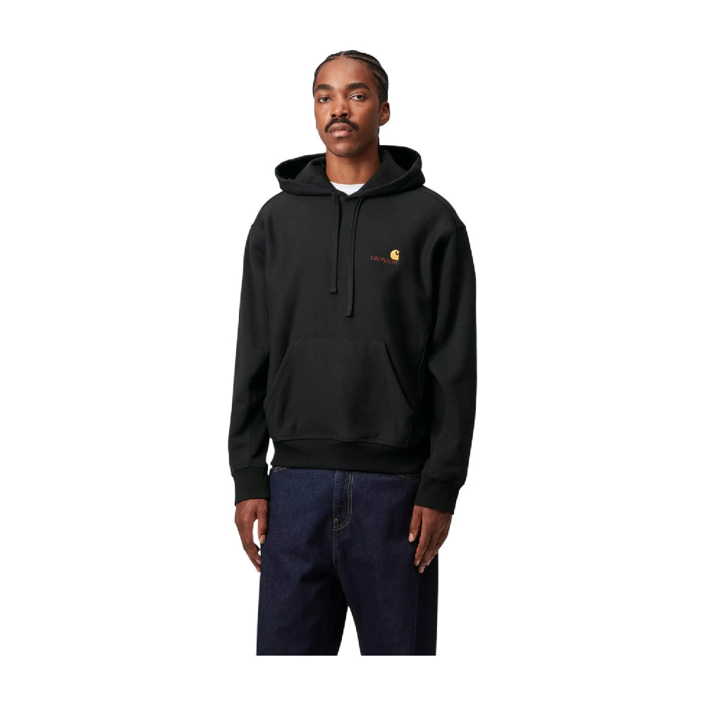 CARHARTT Hooded American Script Sweat Black I028279.89XX.03