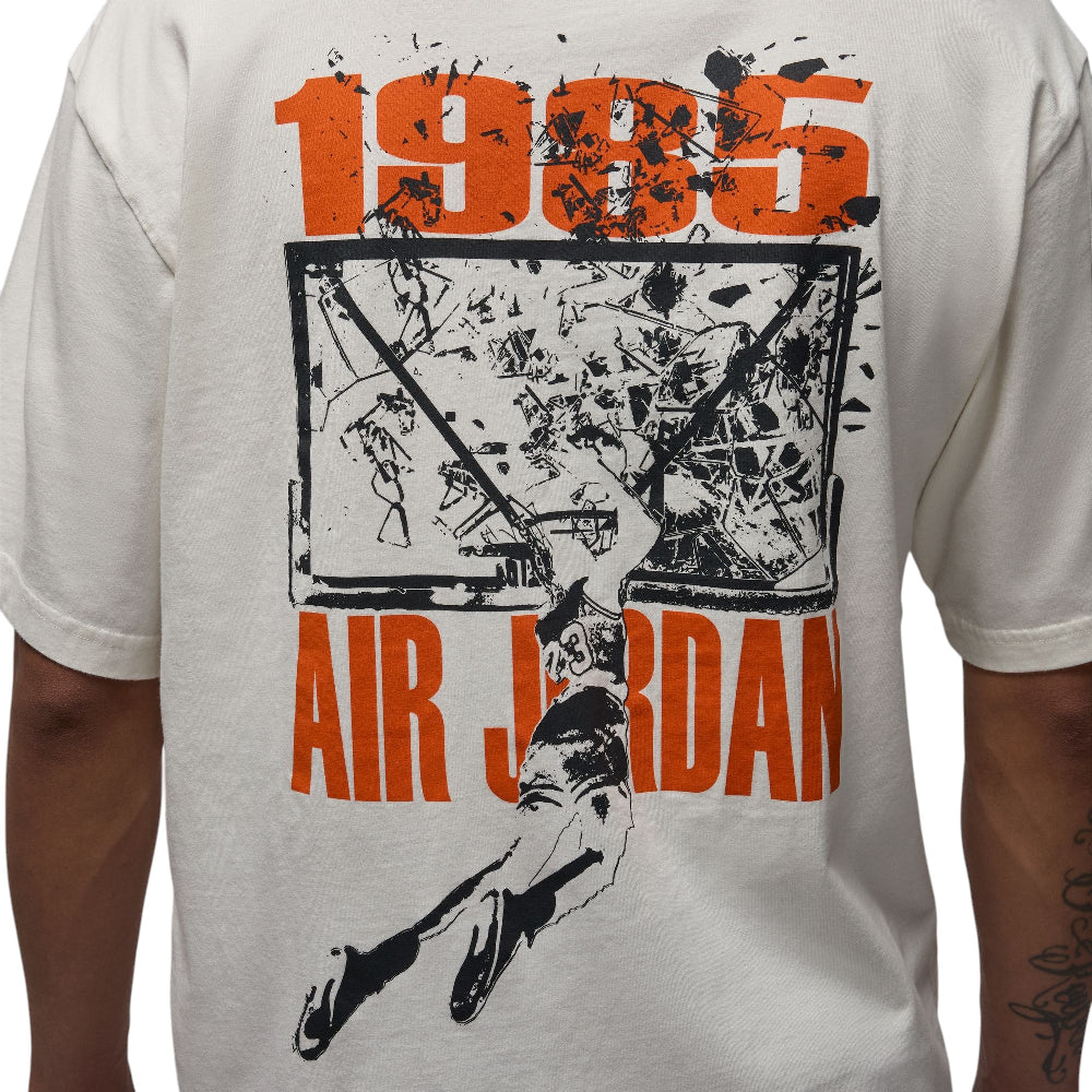 JORDAN Brooklyn Oversized Graphic T-Shirt White IB3297-133
