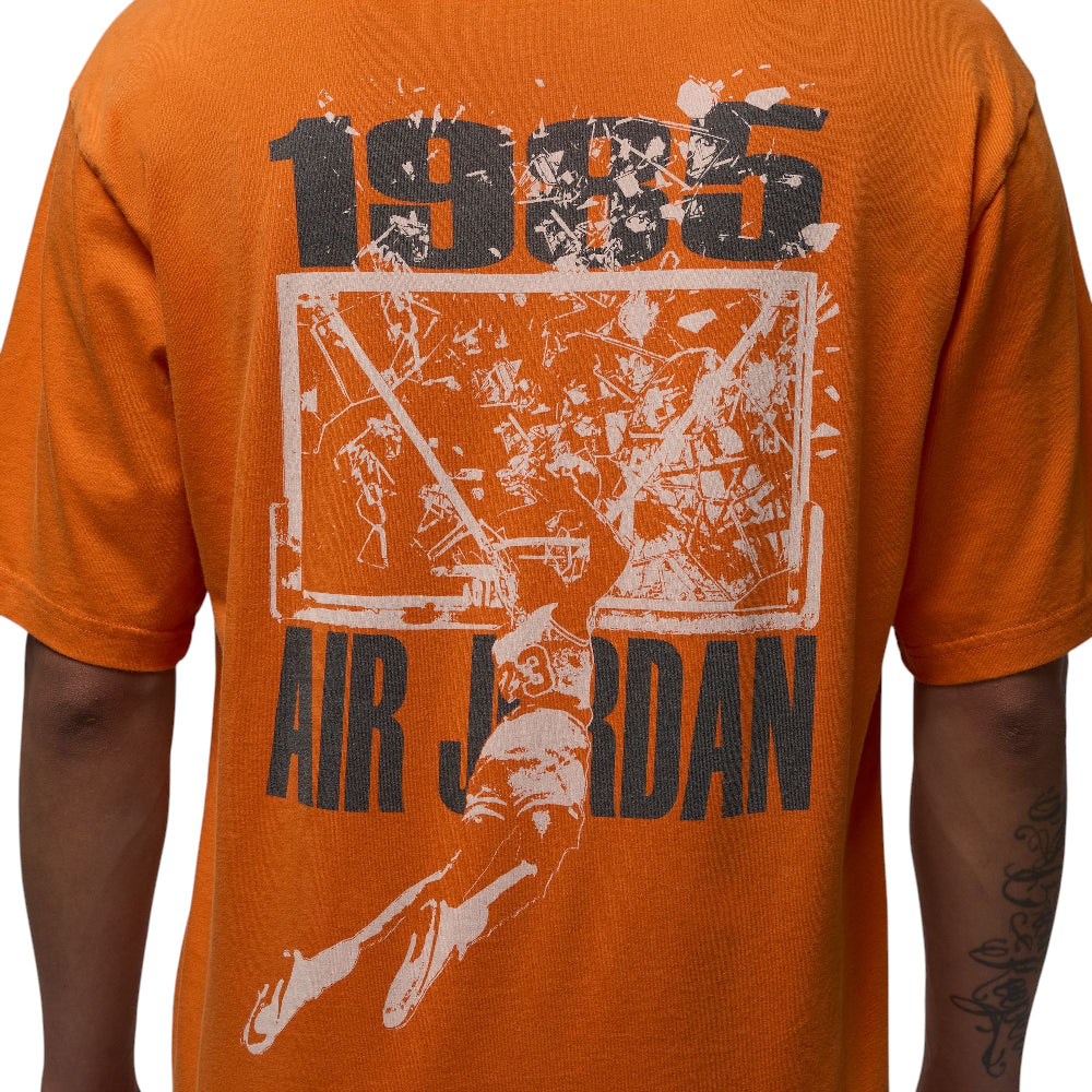 JORDAN Brooklyn Oversized Graphic T-Shirt Orange IB3297-805