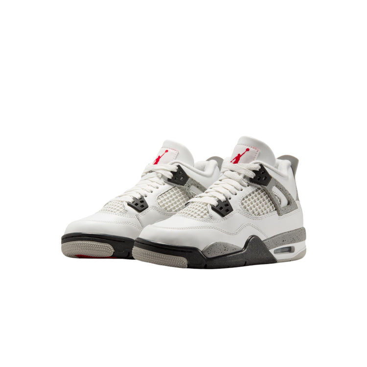 JORDAN Air Jordan 4 Retro White Cement Sneakers GS IB4171-100