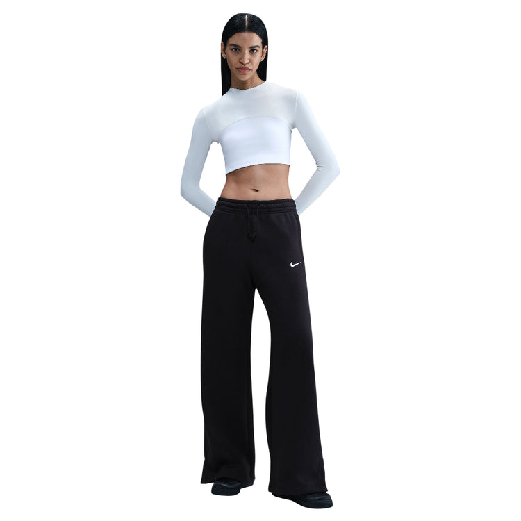 NIKE Sportswear Phoenix Fleece High-Waisted Wide-Leg Pants Black IH1011-010
