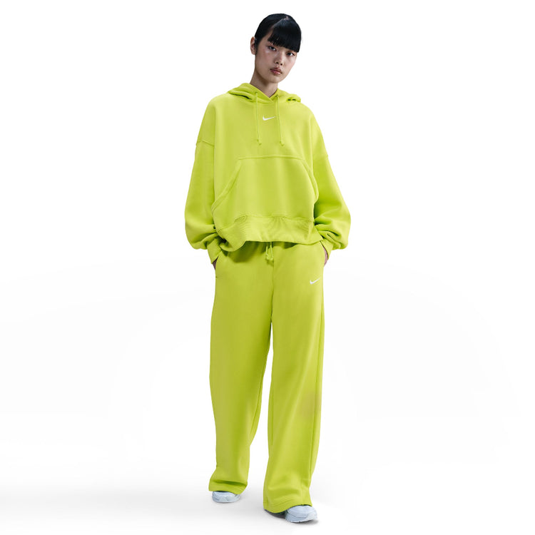 NIKE Sportswear Phoenix Fleece High-Waisted Wide-Leg Pant Green IH1011-389