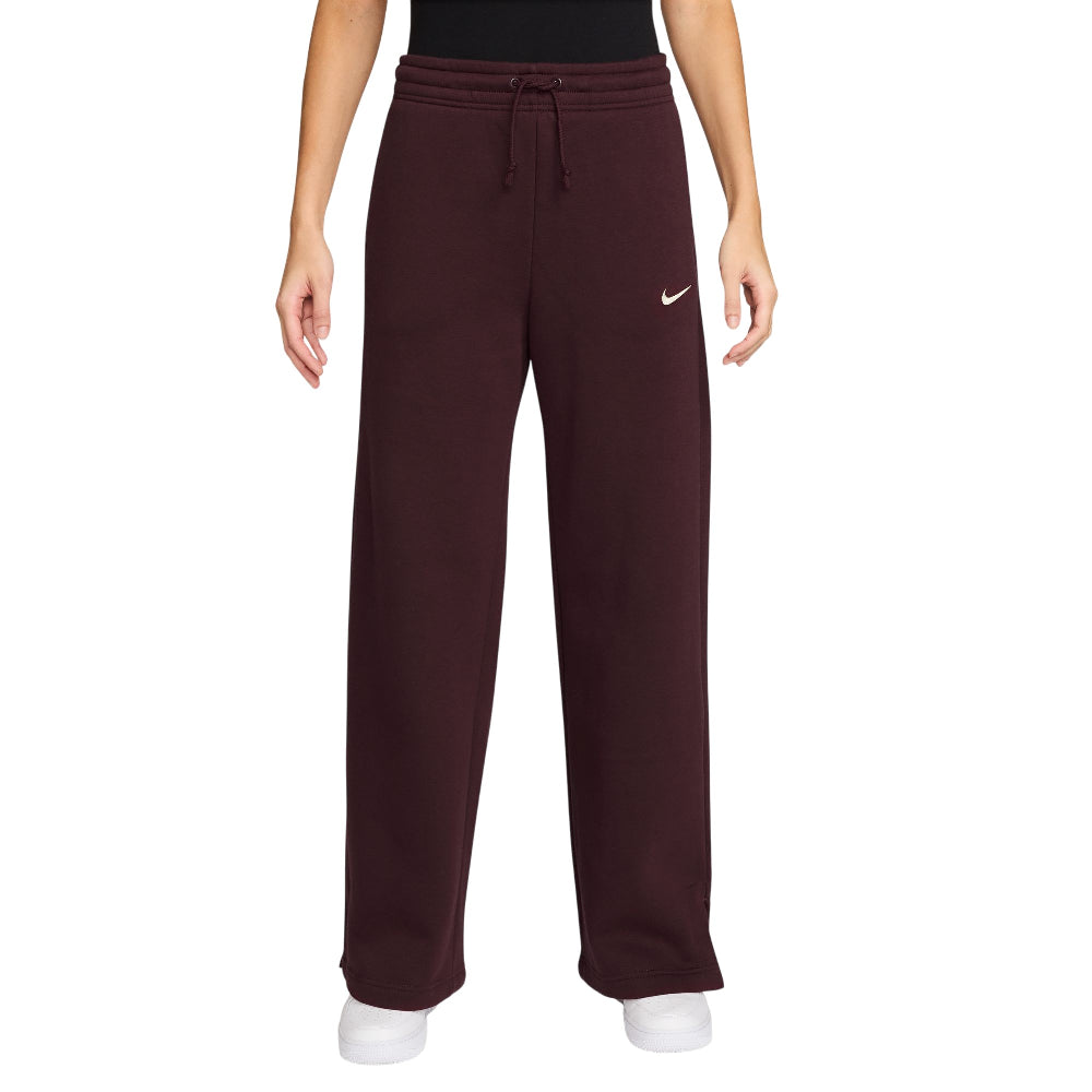 NIKE Sportswear Phoenix Fleece High-Waisted Wide-Leg Pants Red IH1011-652