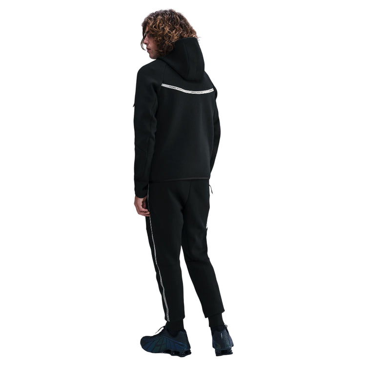 NIKE Tech Full-Zip Fleece Windrunner Jacket with Reflective Accents Black IM6537-010