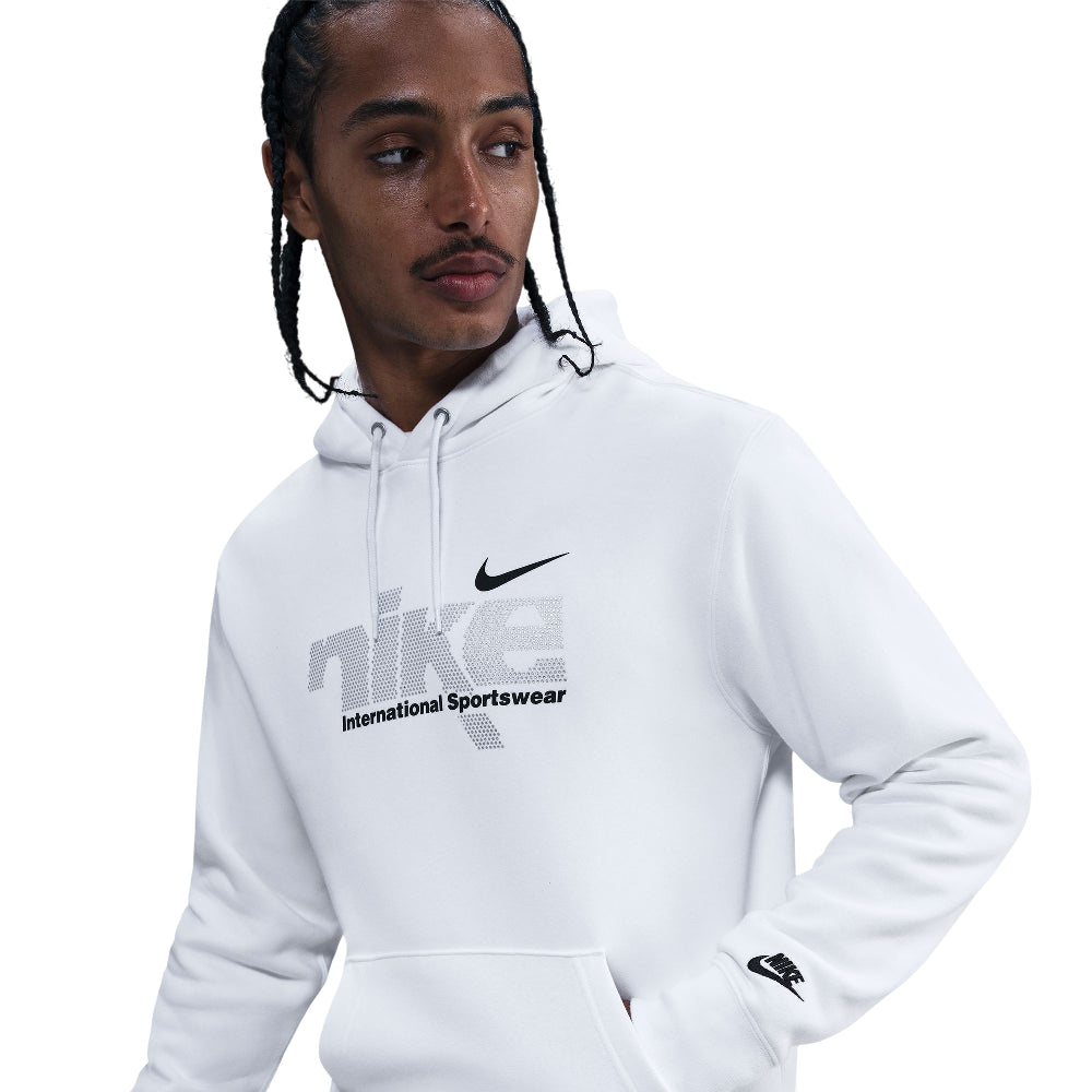 NIKE Sportswear Club Fleece Pullover Hoodie White IM8321-100