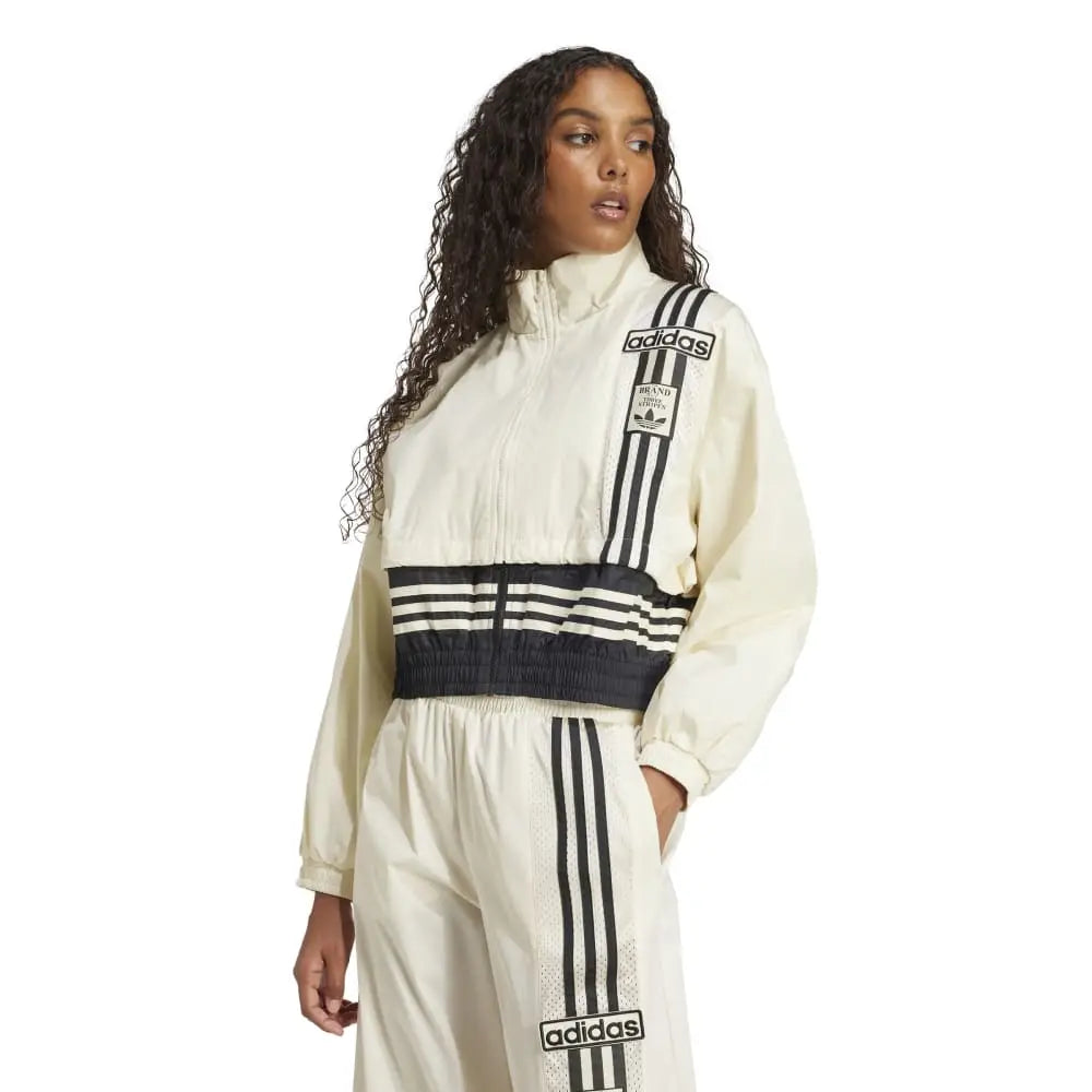 アウターその他 ADIDAS Adibreak Woven Two-in-One Track Top Cream White Black Adibreak Woven Two-In-One Track Jacket White
