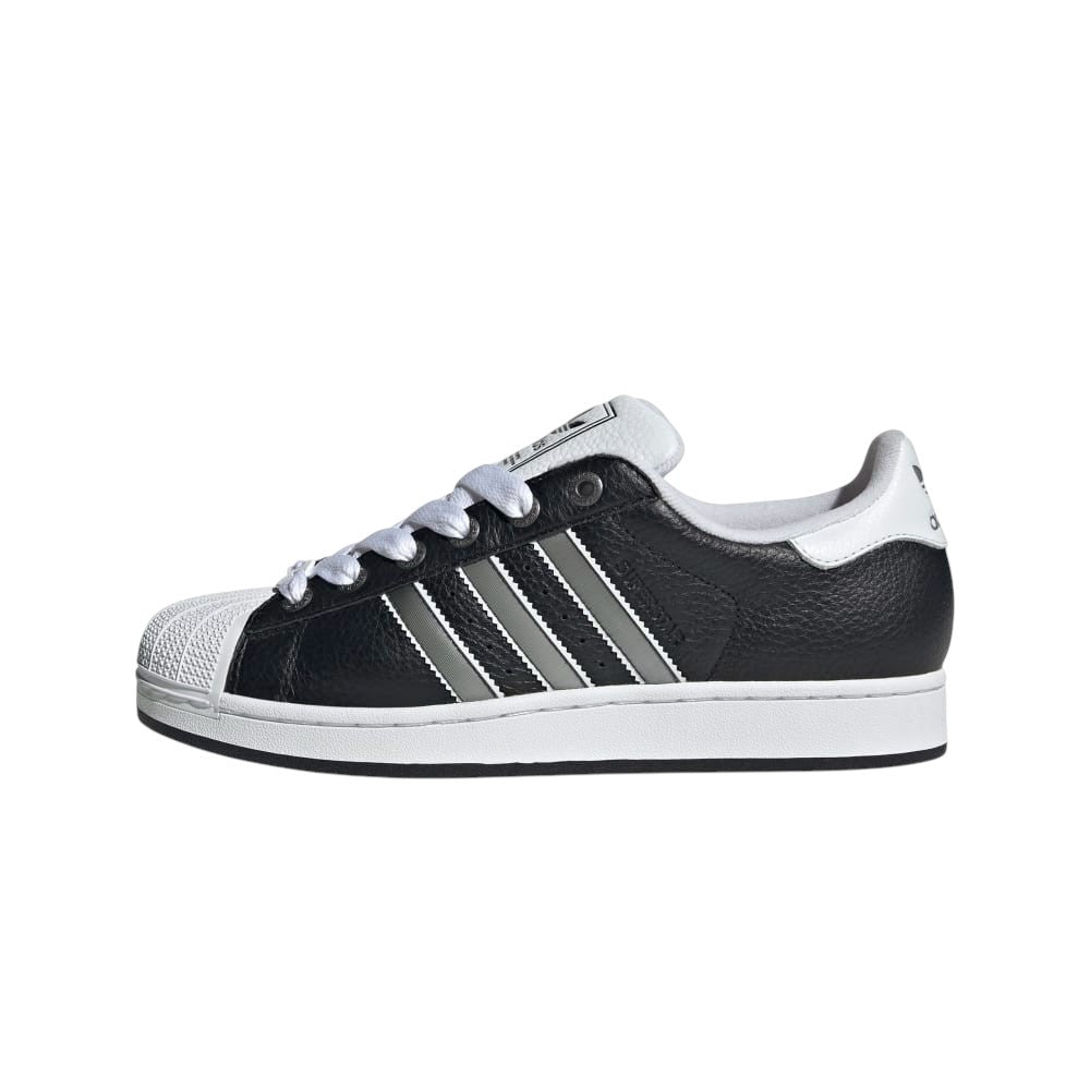 ADIDAS Superstar II Black Silver White Sneakers JQ3209