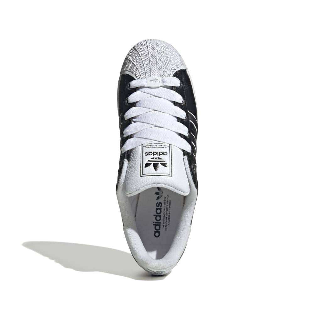 ADIDAS Superstar II Black Silver White Sneakers JQ3209