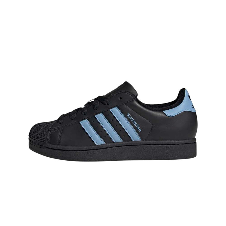 ADIDAS Superstar II Black Blue Sneakers JS1338