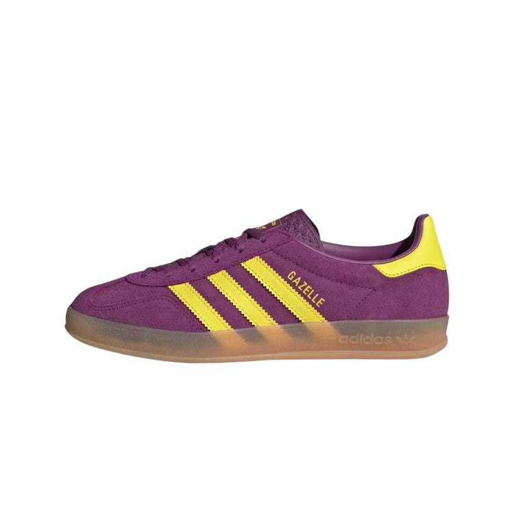 ADIDAS Gazelle Indoor Purple Yellow Sneakers JS1415