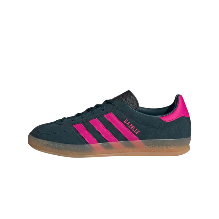 ADIDAS Gazelle Indoor Green Pink Sneakers  JS1416