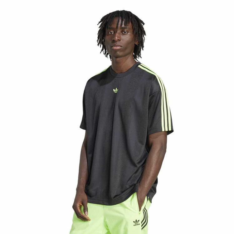 ADIDAS Adicolor Jacquard T-Shirt Black JW5878
