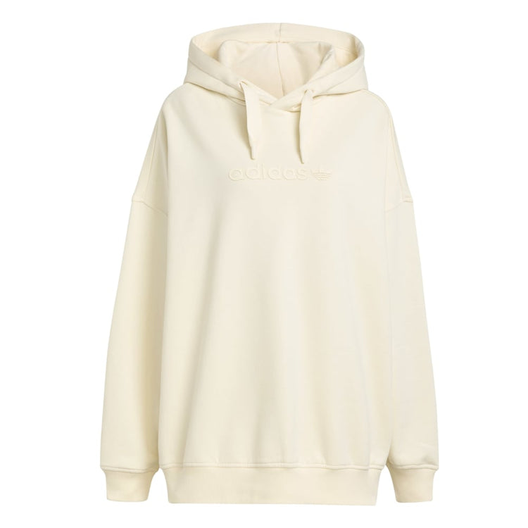 ADIDAS Essentials Linear Oversized Hoodie Cream JX5495