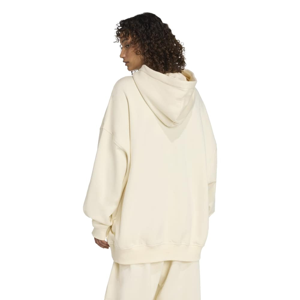 ADIDAS Essentials Linear Oversized Hoodie Cream JX5495
