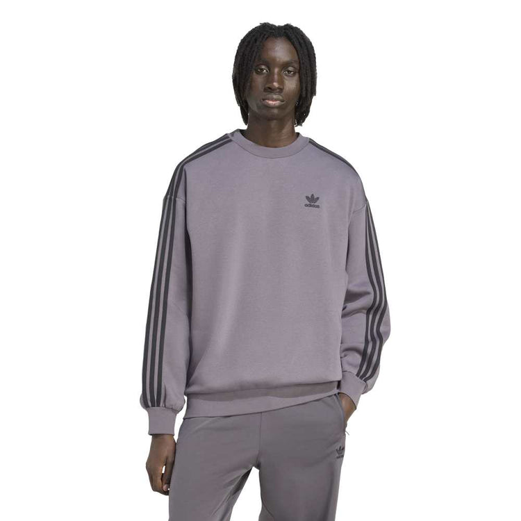 ADIDAS Adicolor Oversized Crew Sweatshirt Dark Grey JY1402