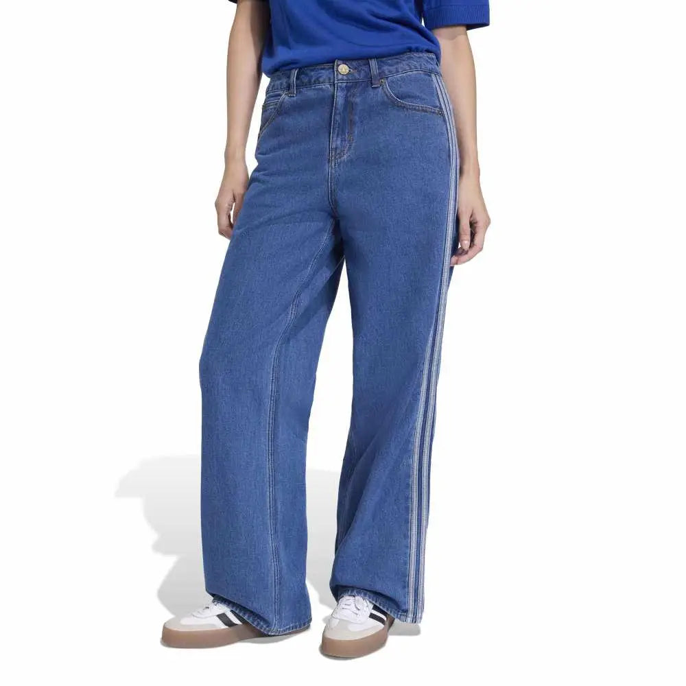 極美品 adidas denim firebird pants size35 Adidas Originals adidas Originals Athletic Dept Denim Firebird Pants